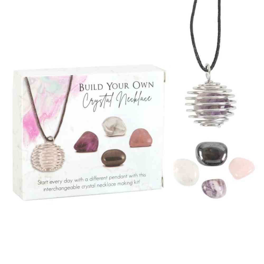 Something Different - Build Your Own Crystal Necklace Kit Cristal et pierres précieuses - Multicolore